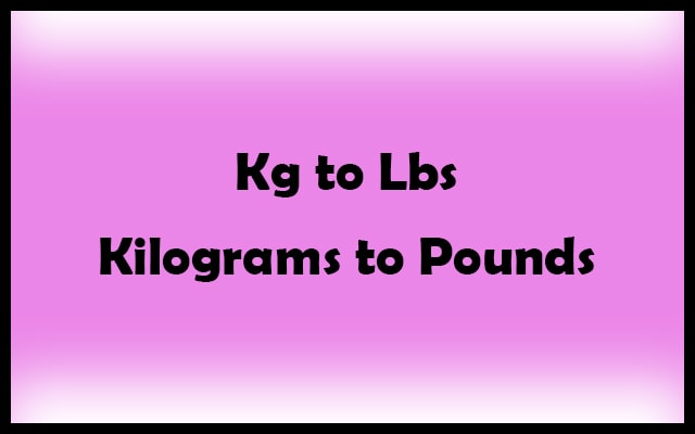 76 kg to lbs